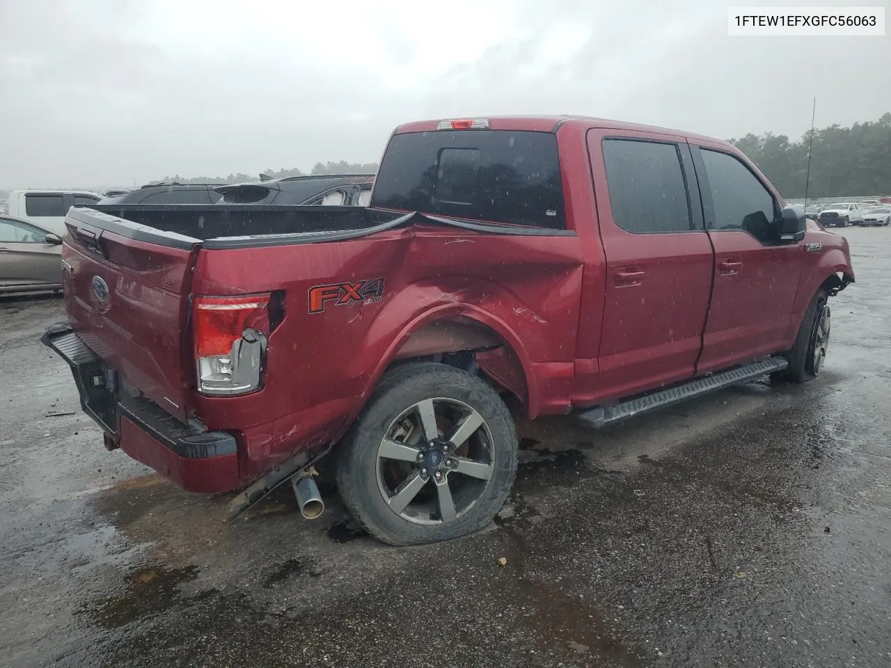 2016 Ford F150 Supercrew VIN: 1FTEW1EFXGFC56063 Lot: 77931604