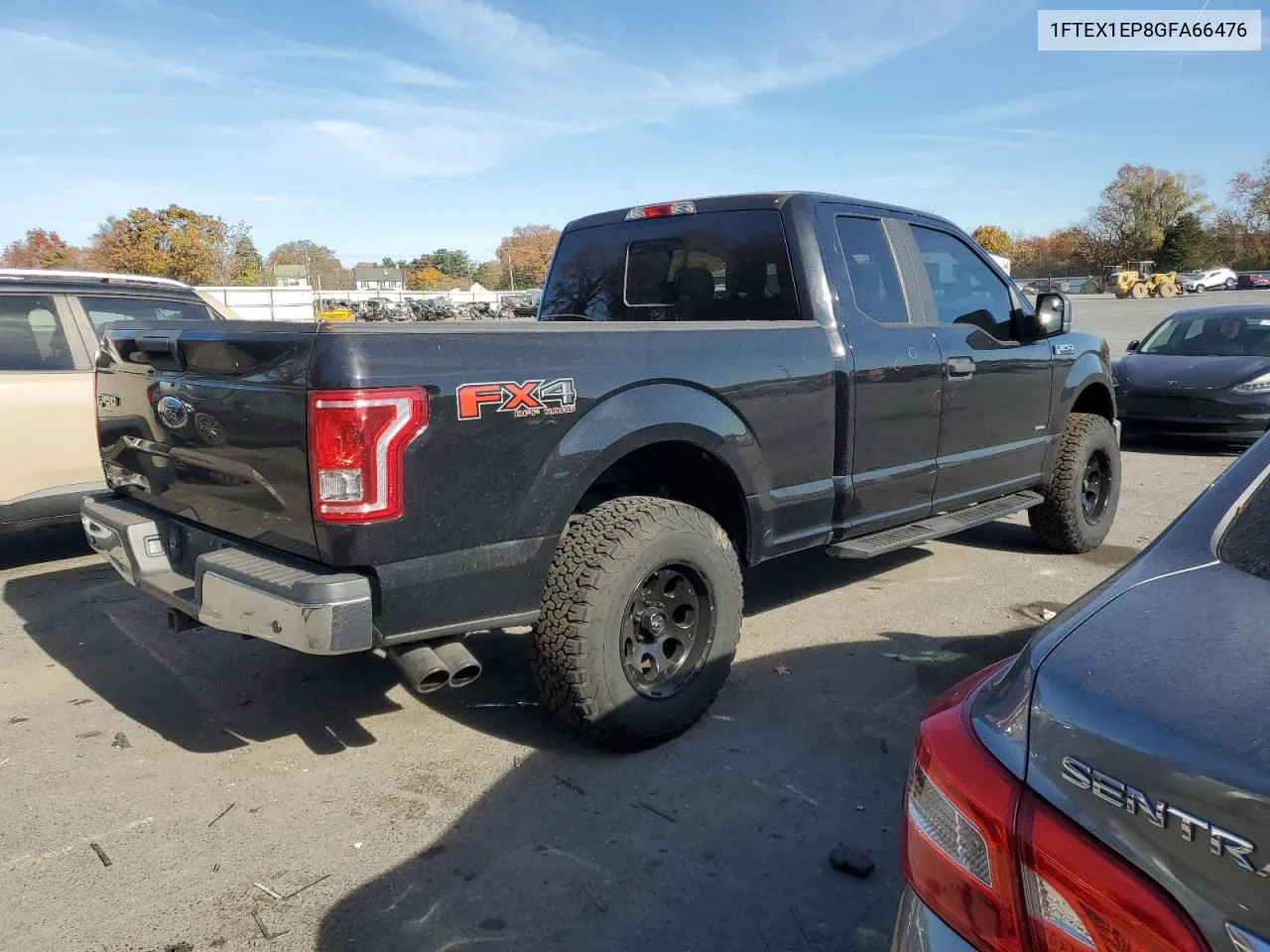 2016 Ford F150 Super Cab VIN: 1FTEX1EP8GFA66476 Lot: 78088054