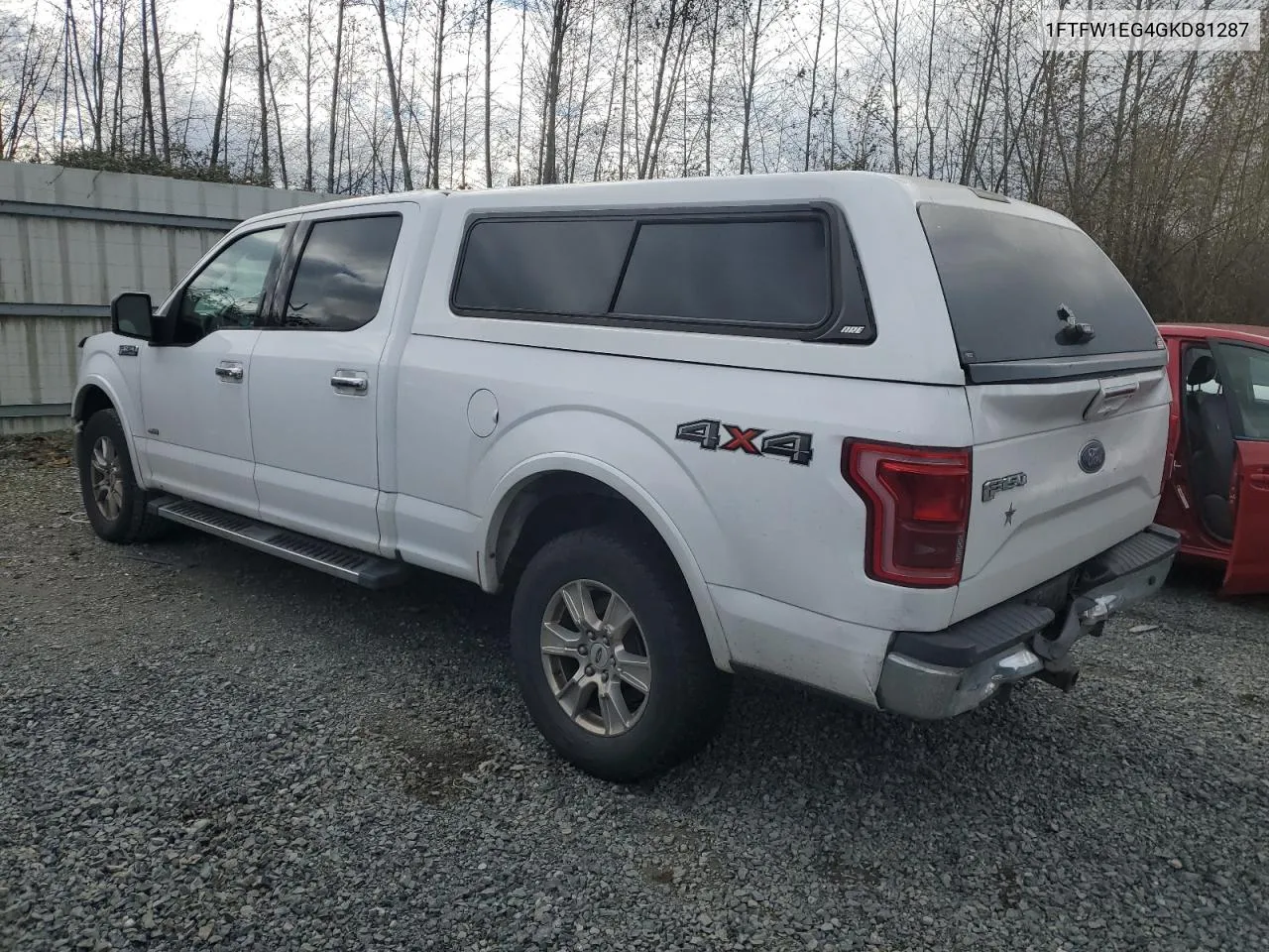 2016 Ford F150 Supercrew VIN: 1FTFW1EG4GKD81287 Lot: 78223054