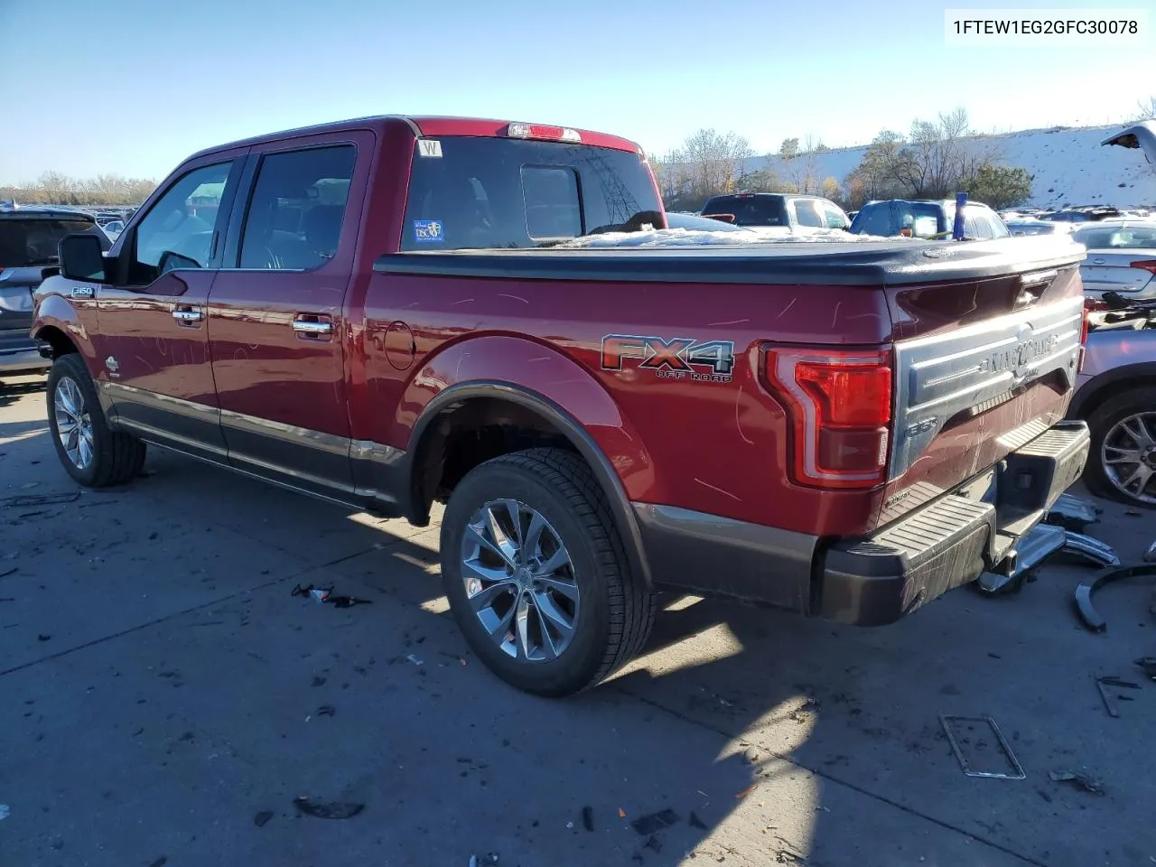 2016 Ford F150 Supercrew VIN: 1FTEW1EG2GFC30078 Lot: 78546954