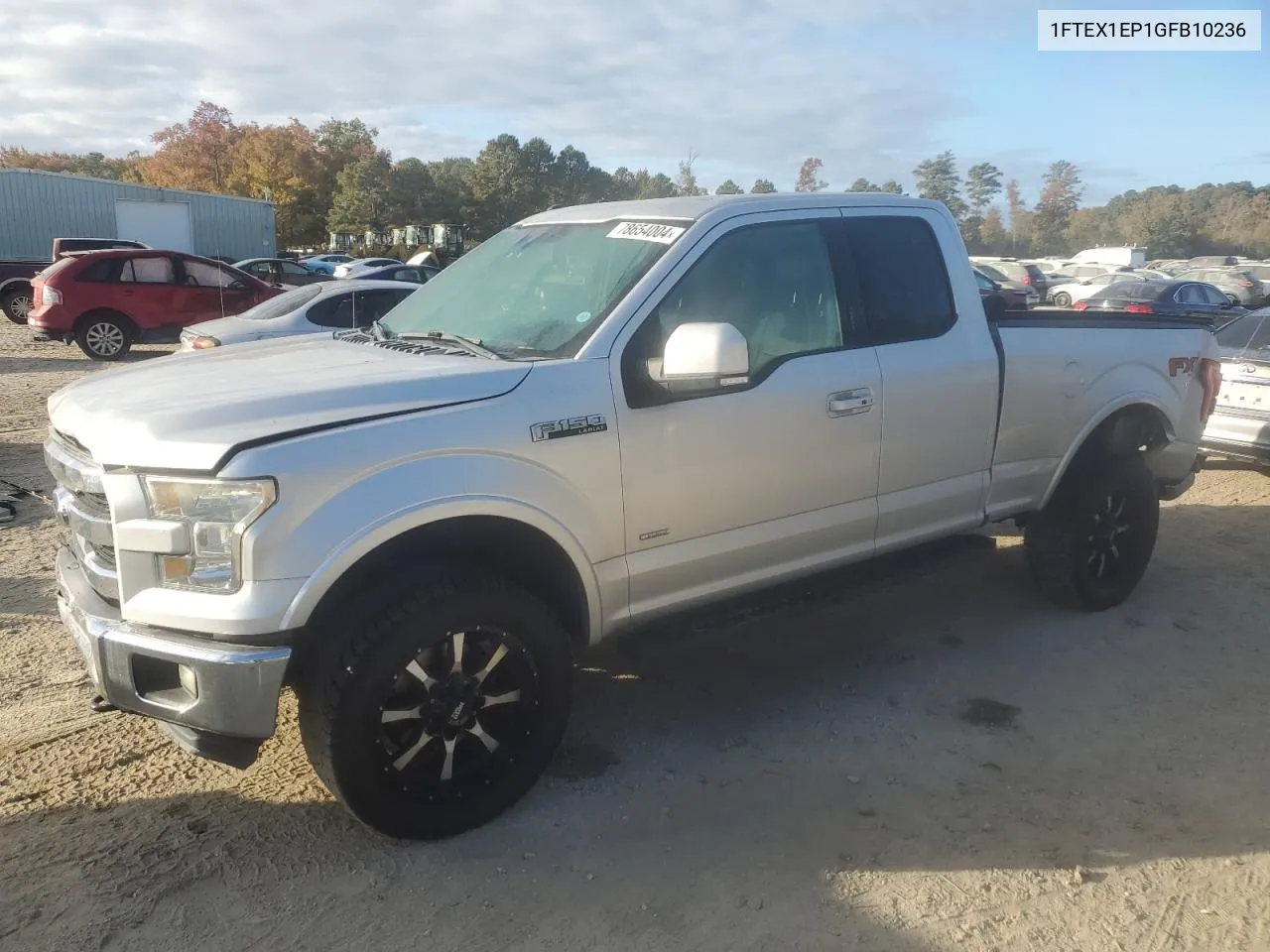 2016 Ford F150 Super Cab VIN: 1FTEX1EP1GFB10236 Lot: 78654004