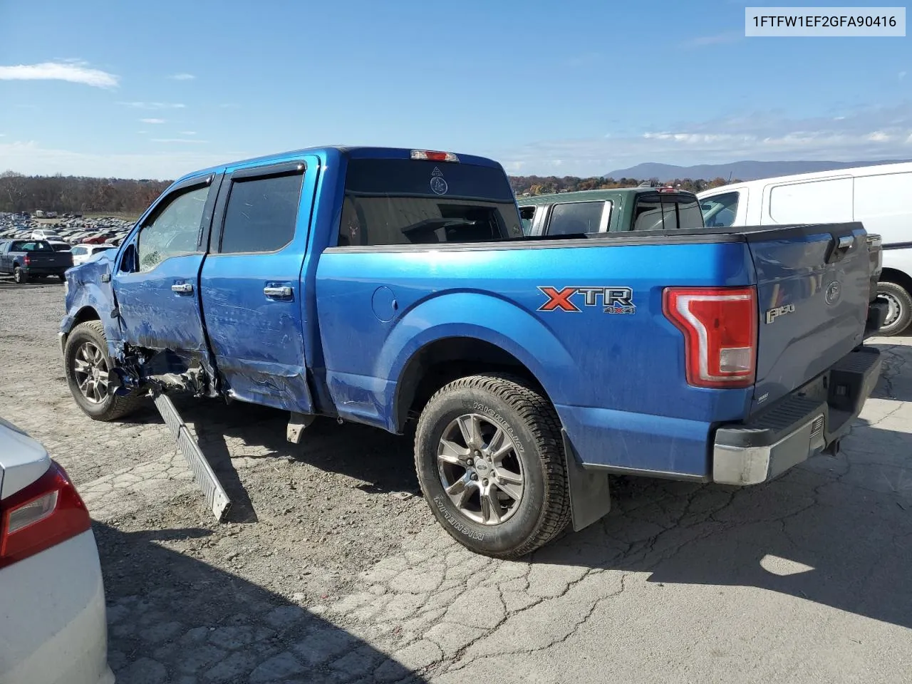 2016 Ford F150 Supercrew VIN: 1FTFW1EF2GFA90416 Lot: 78772364