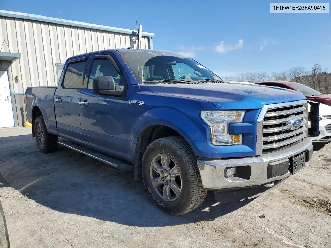 2016 Ford F150 Supercrew VIN: 1FTFW1EF2GFA90416 Lot: 78772364