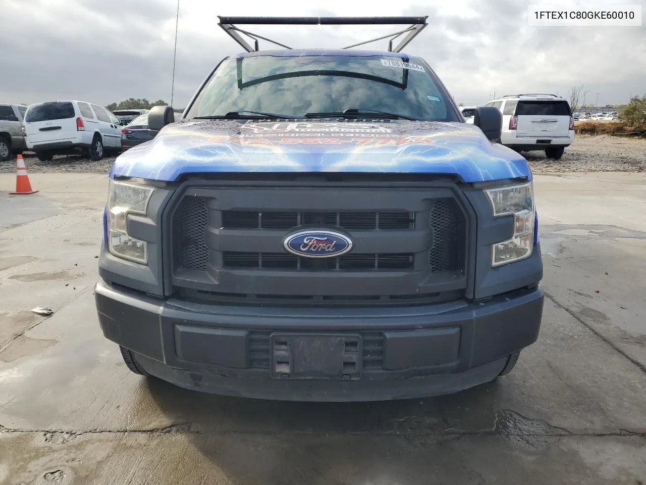 2016 Ford F150 Super Cab VIN: 1FTEX1C80GKE60010 Lot: 78819644