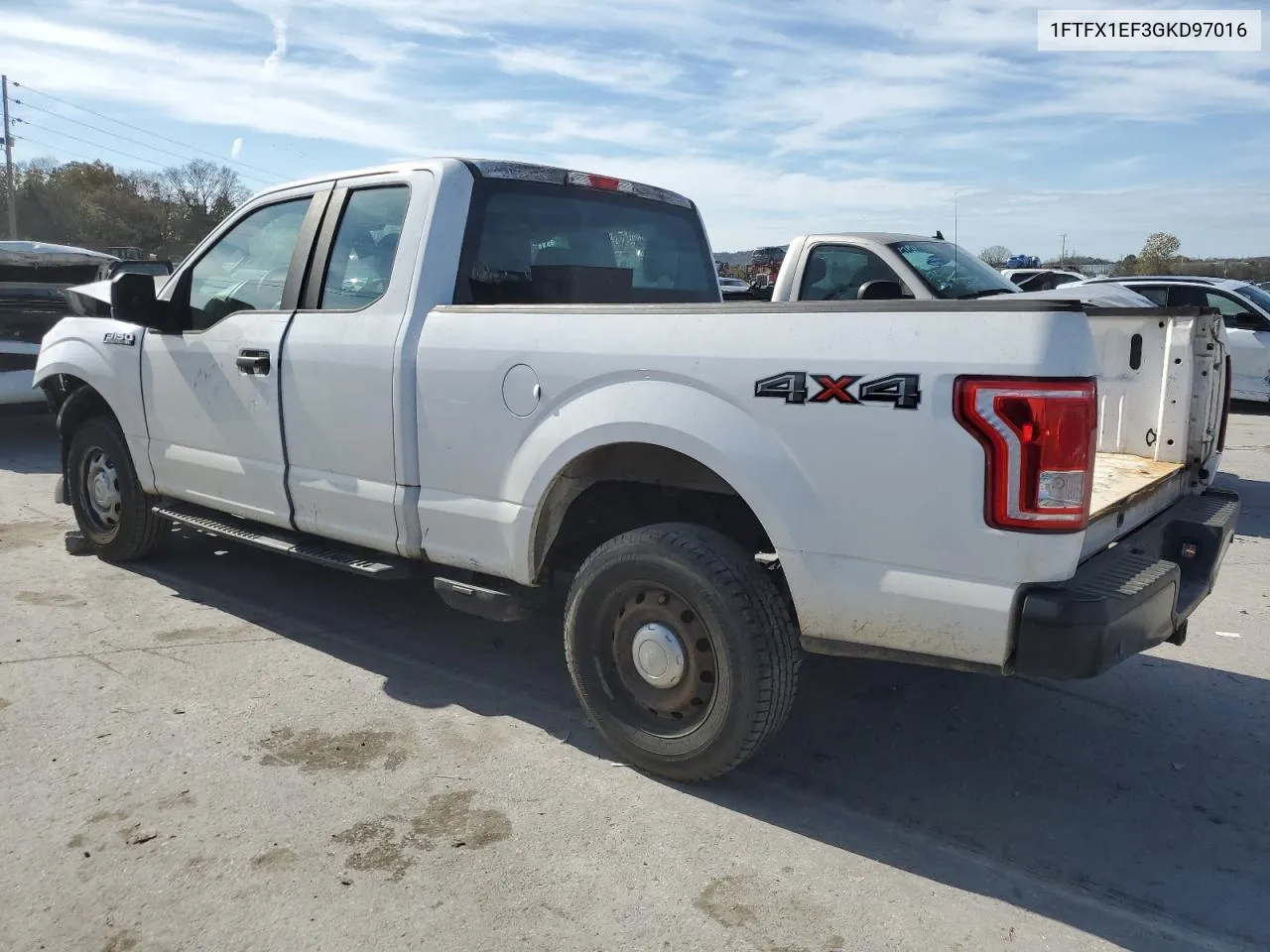 2016 Ford F150 Super Cab VIN: 1FTFX1EF3GKD97016 Lot: 78875224