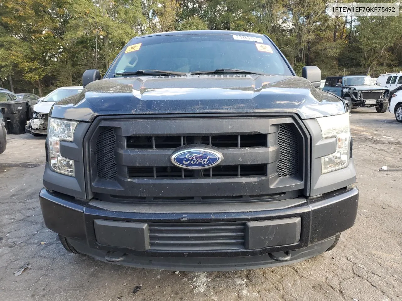 2016 Ford F150 Supercrew VIN: 1FTEW1EF7GKF75492 Lot: 78983104