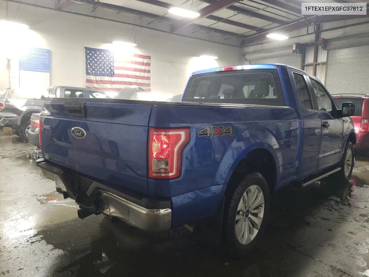 2016 Ford F150 Super Cab VIN: 1FTEX1EPXGFC37812 Lot: 79012174