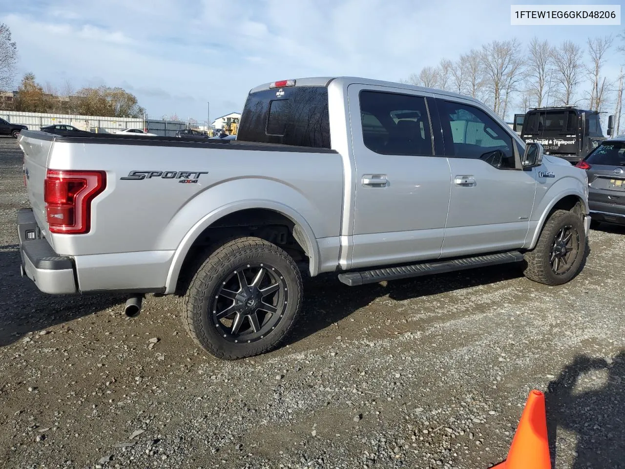 2016 Ford F150 Supercrew VIN: 1FTEW1EG6GKD48206 Lot: 79423284