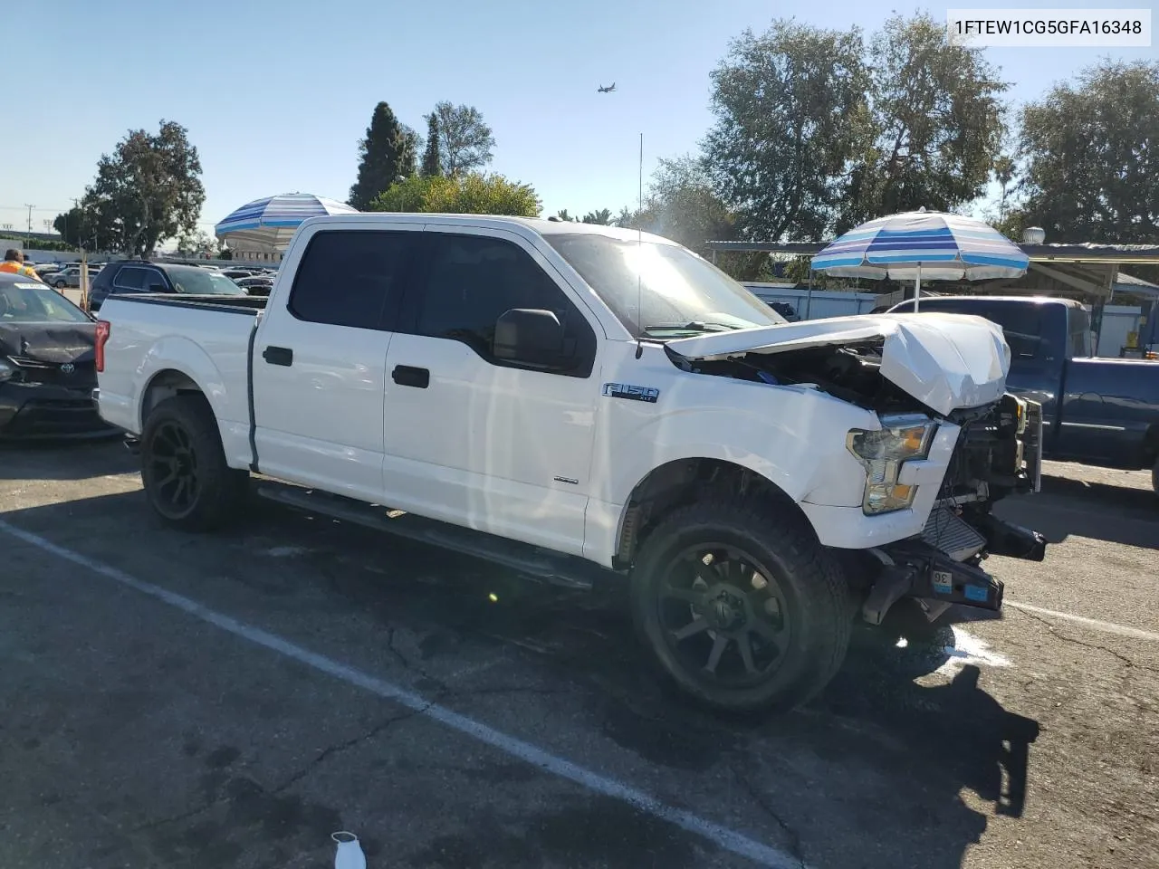 1FTEW1CG5GFA16348 2016 Ford F150 Supercrew