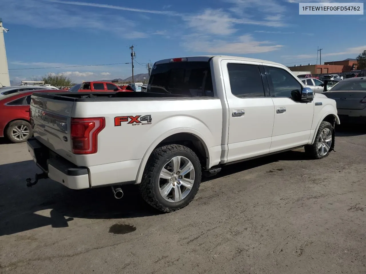 2016 Ford F150 Supercrew VIN: 1FTEW1EF0GFD54762 Lot: 79718324