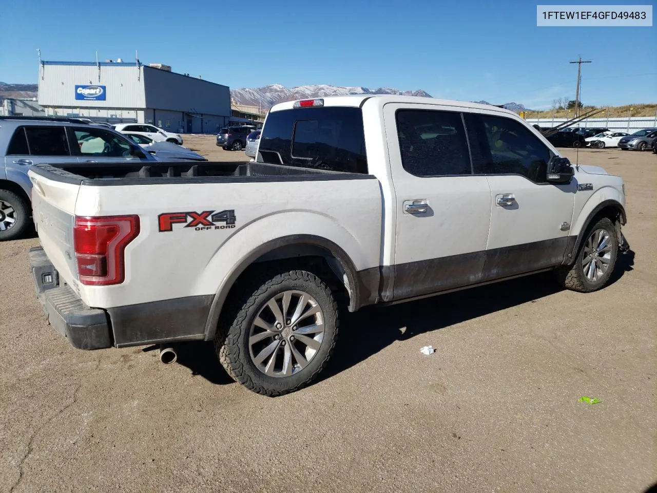 1FTEW1EF4GFD49483 2016 Ford F150 Supercrew