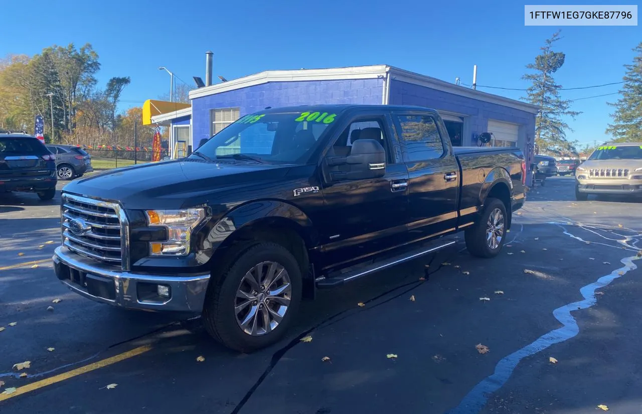 2016 Ford F150 Supercrew VIN: 1FTFW1EG7GKE87796 Lot: 80099854