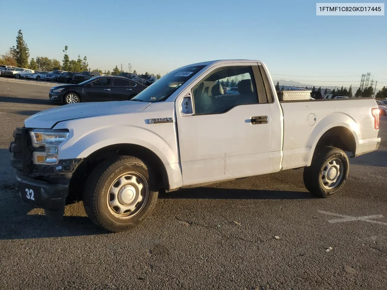 2016 Ford F150 VIN: 1FTMF1C82GKD17445 Lot: 80316004