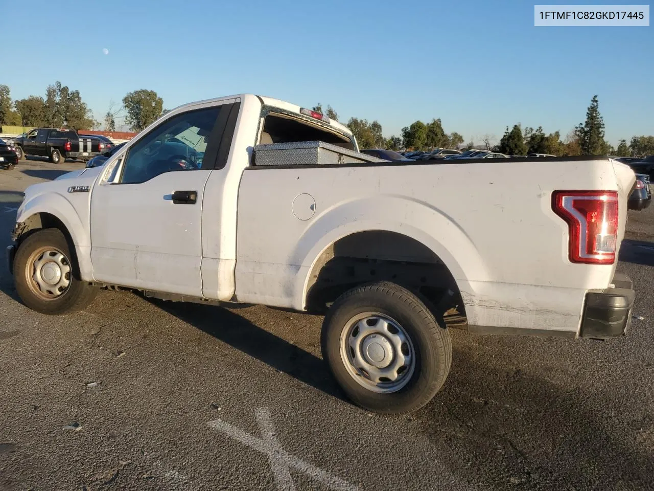 2016 Ford F150 VIN: 1FTMF1C82GKD17445 Lot: 80316004