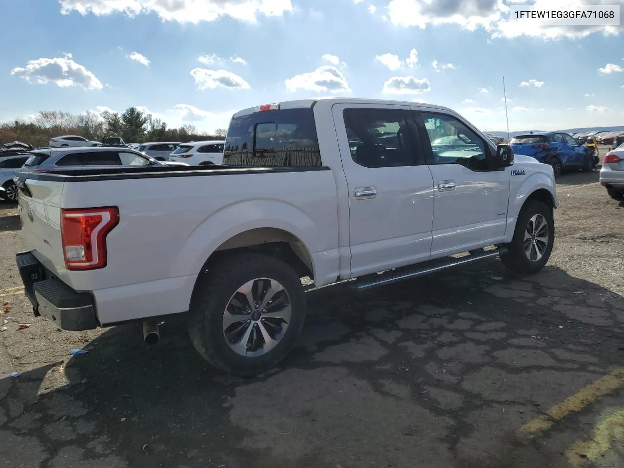 2016 Ford F150 Supercrew VIN: 1FTEW1EG3GFA71068 Lot: 80446054