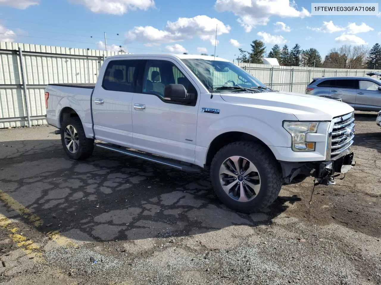 2016 Ford F150 Supercrew VIN: 1FTEW1EG3GFA71068 Lot: 80446054