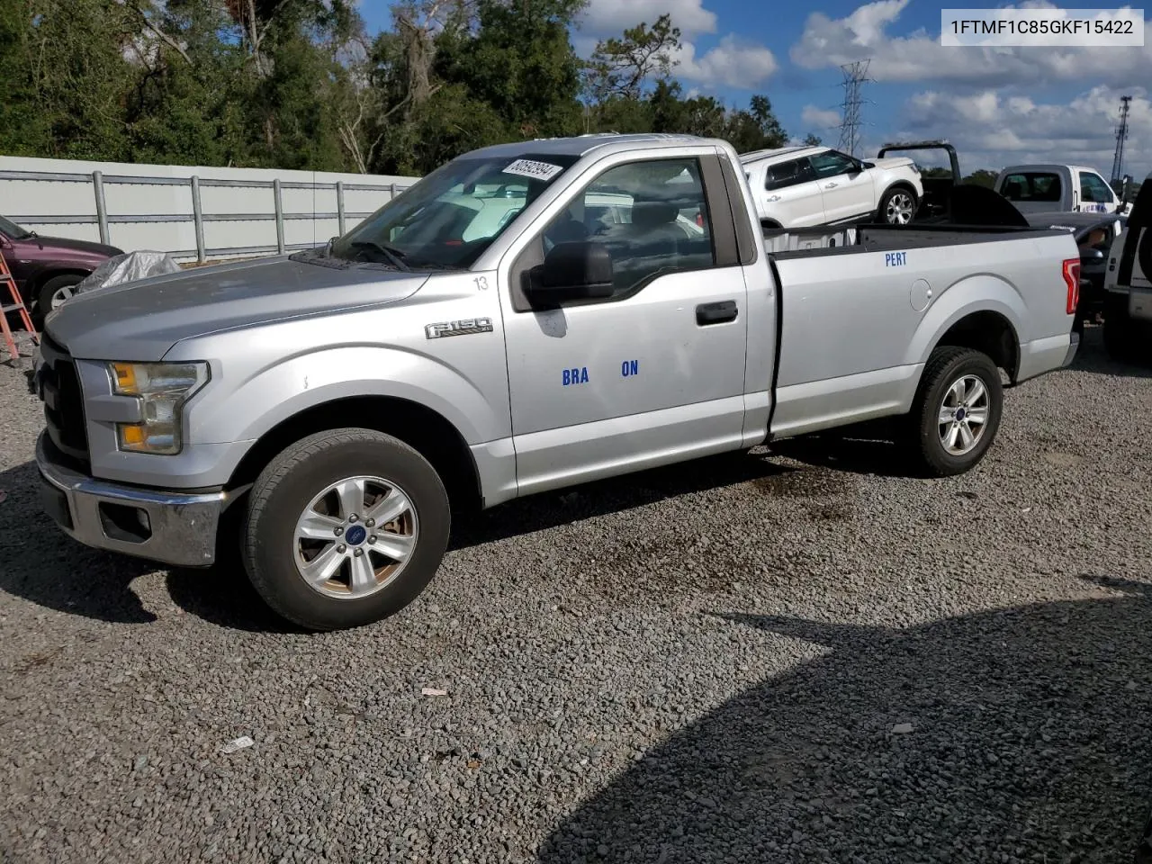 2016 Ford F150 VIN: 1FTMF1C85GKF15422 Lot: 80592994