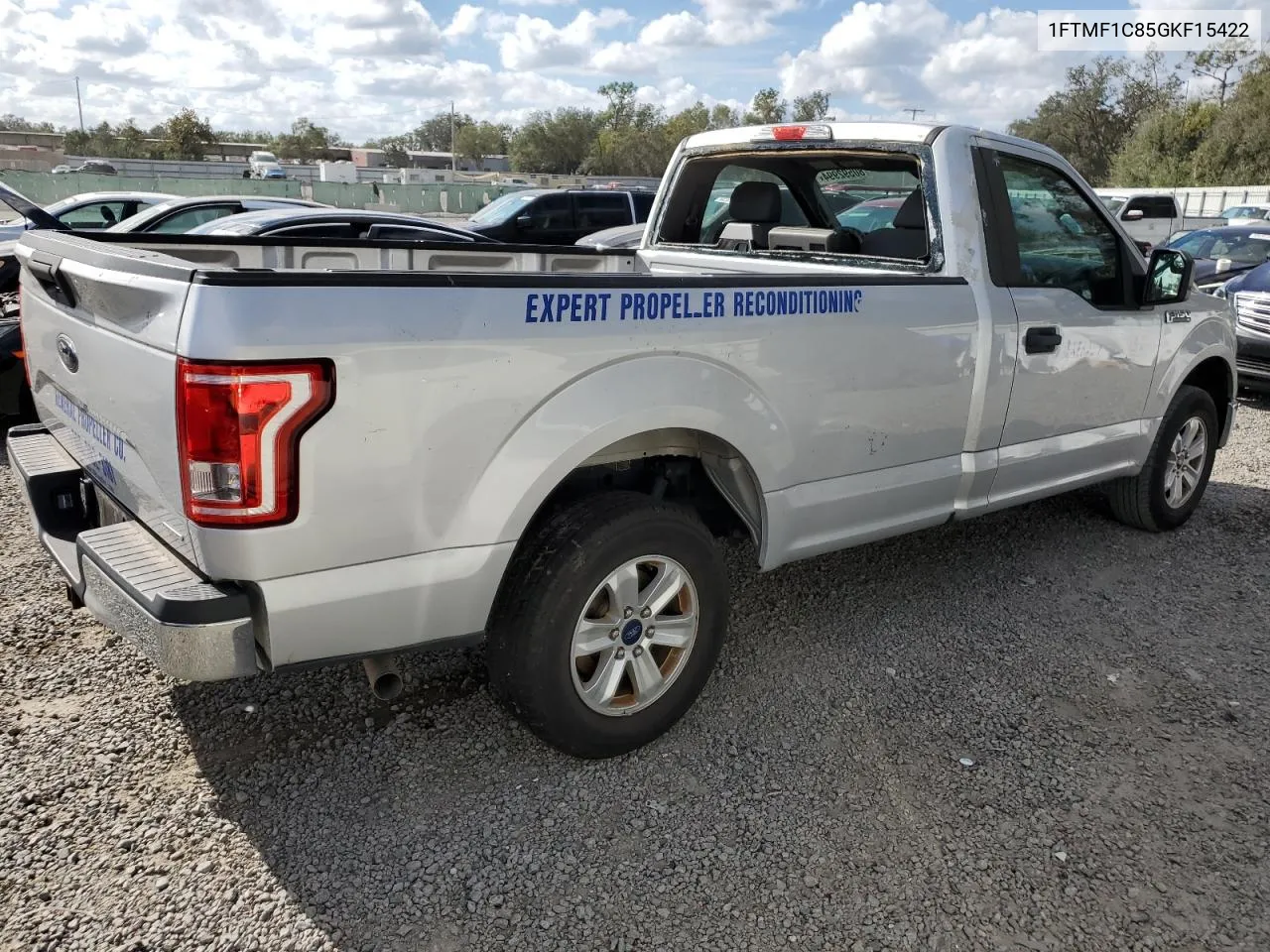 2016 Ford F150 VIN: 1FTMF1C85GKF15422 Lot: 80592994