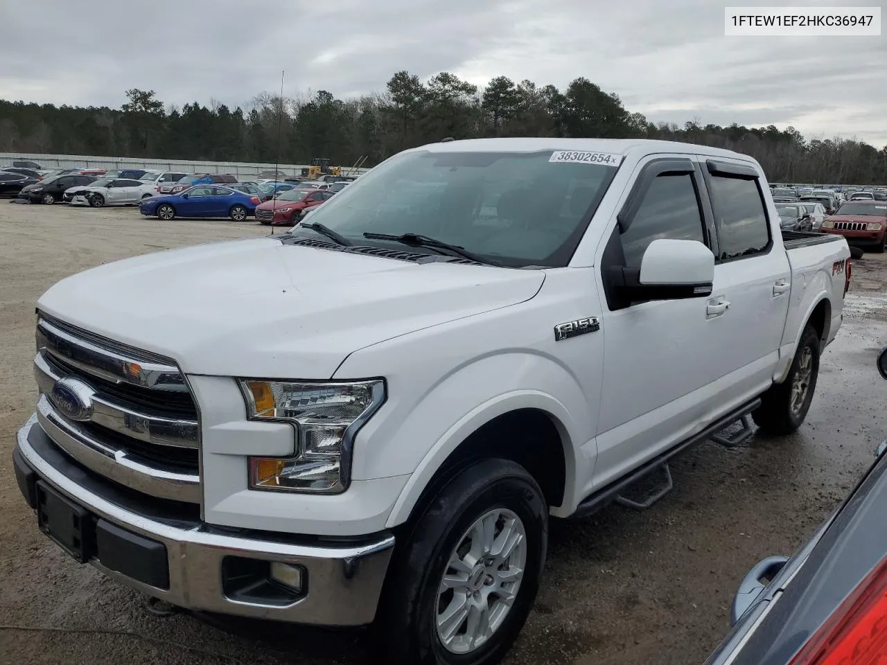 1FTEW1EF2HKC36947 2017 Ford F150 Supercrew