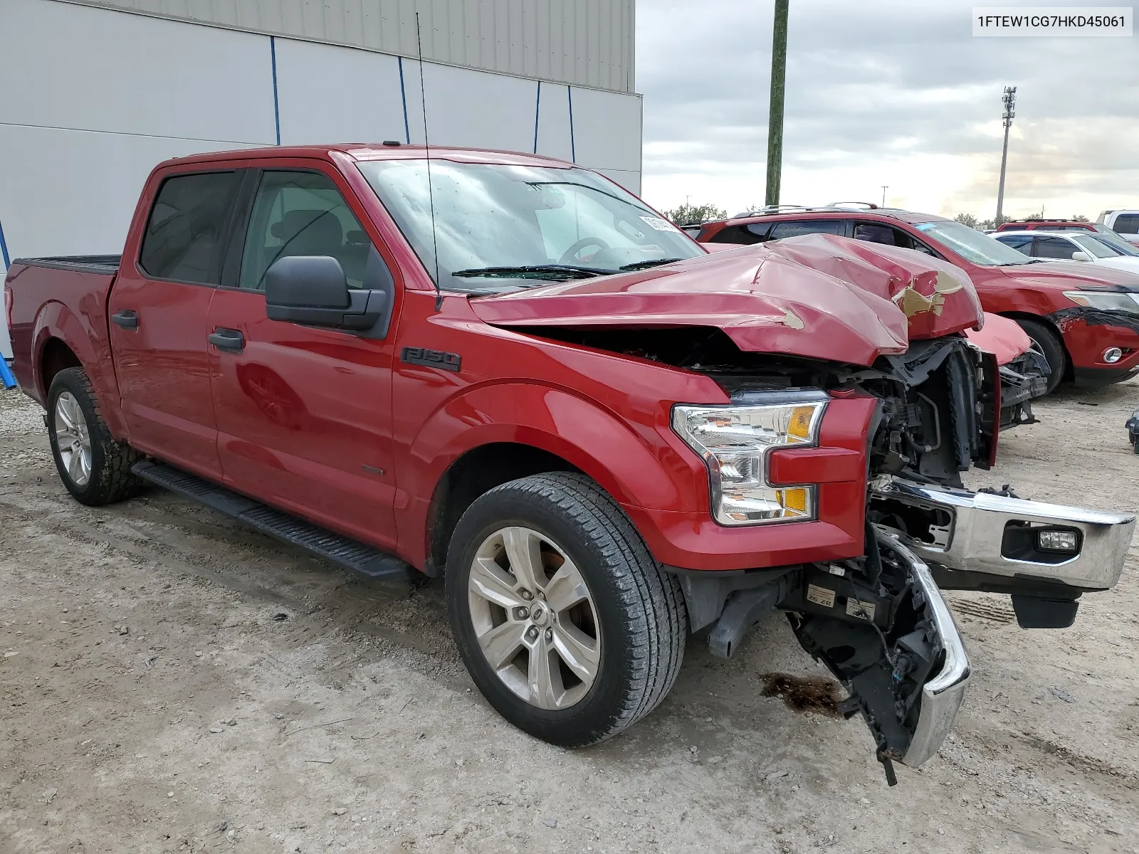 2017 Ford F150 Supercrew VIN: 1FTEW1CG7HKD45061 Lot: 39174414