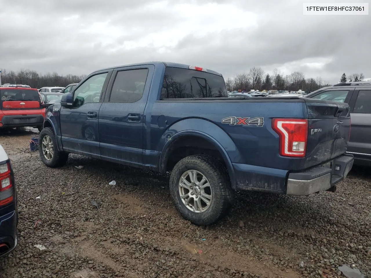 2017 Ford F150 Supercrew VIN: 1FTEW1EF8HFC37061 Lot: 39663204