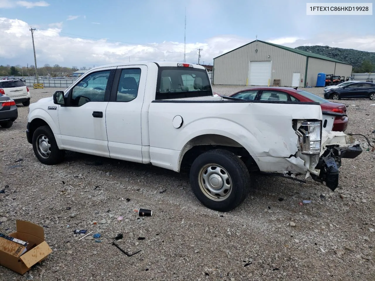 1FTEX1C86HKD19928 2017 Ford F150 Super Cab