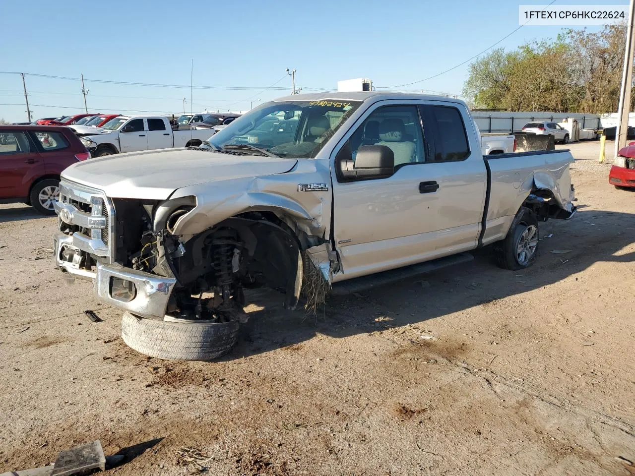 2017 Ford F150 Super Cab VIN: 1FTEX1CP6HKC22624 Lot: 49802424