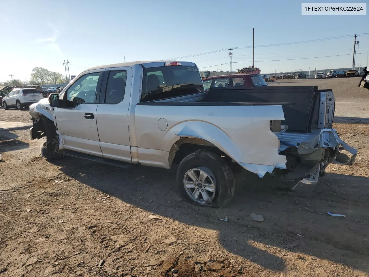 2017 Ford F150 Super Cab VIN: 1FTEX1CP6HKC22624 Lot: 49802424