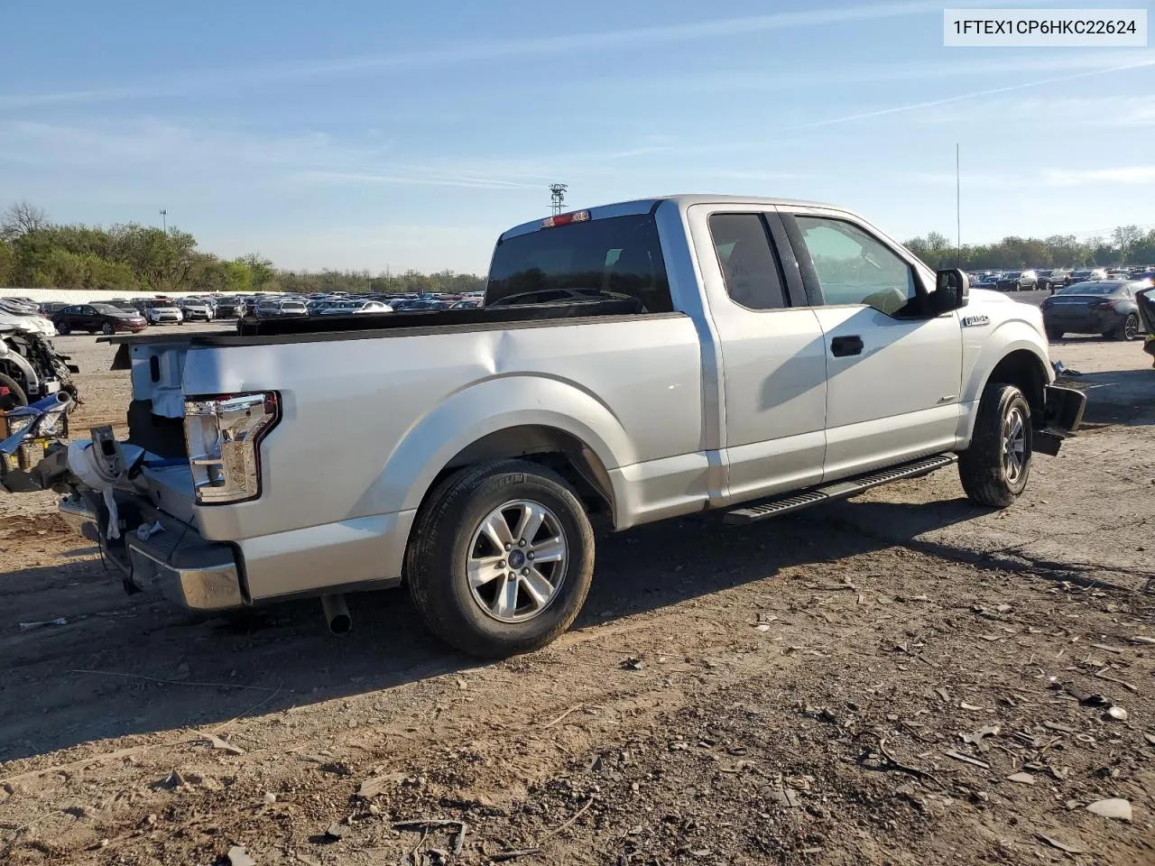 2017 Ford F150 Super Cab VIN: 1FTEX1CP6HKC22624 Lot: 49802424