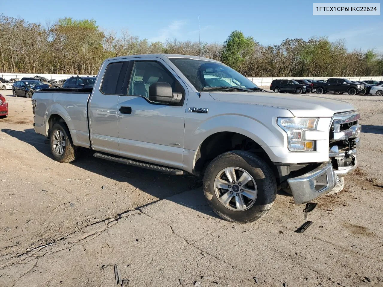 2017 Ford F150 Super Cab VIN: 1FTEX1CP6HKC22624 Lot: 49802424