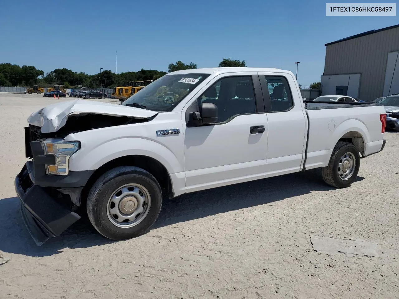 2017 Ford F150 Super Cab VIN: 1FTEX1C86HKC58497 Lot: 50930624