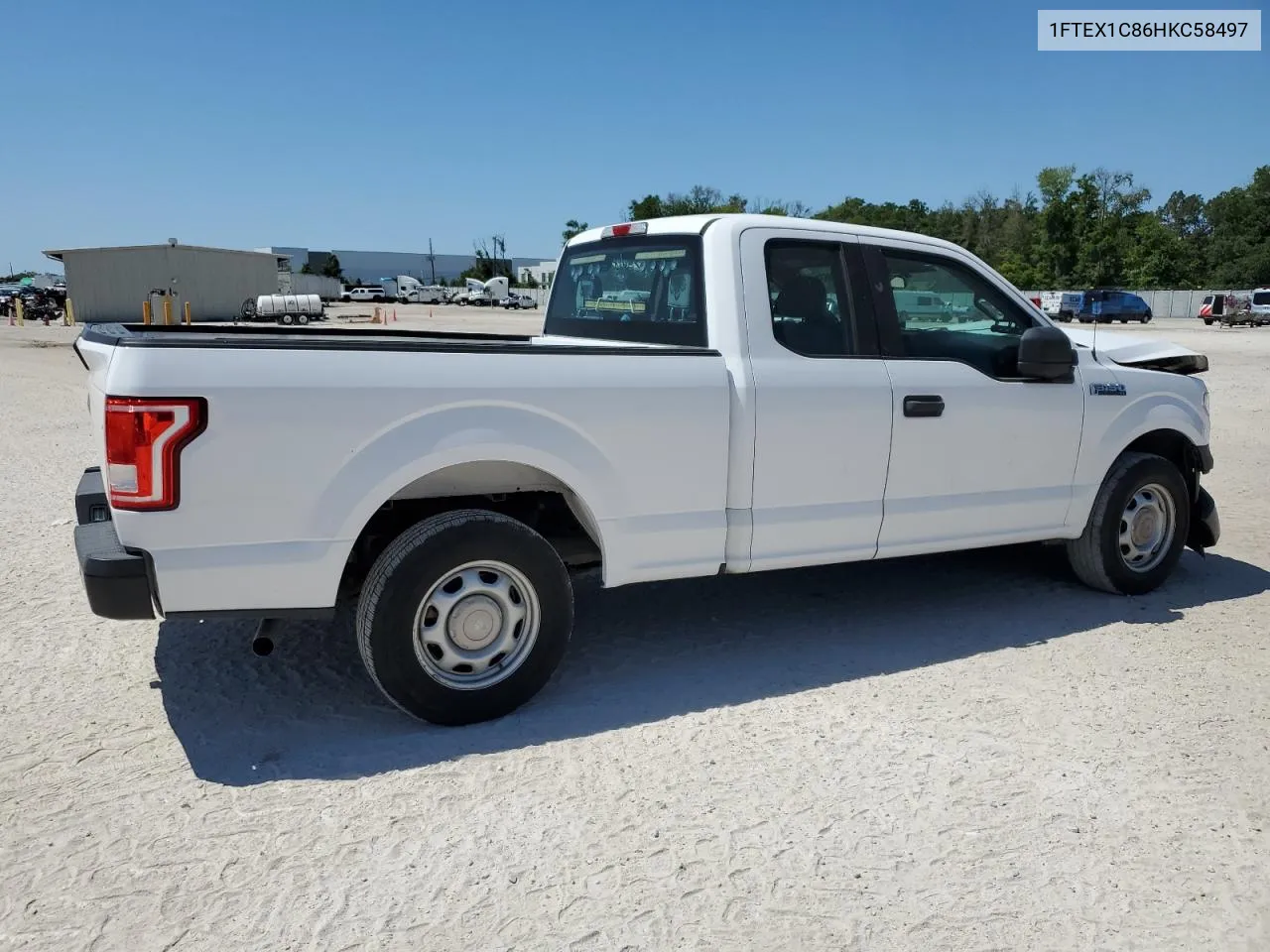 2017 Ford F150 Super Cab VIN: 1FTEX1C86HKC58497 Lot: 50930624