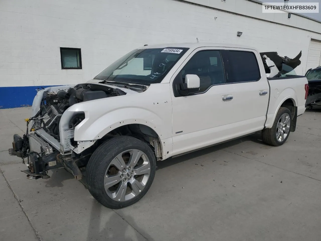 1FTEW1EGXHFB83609 2017 Ford F150 Supercrew