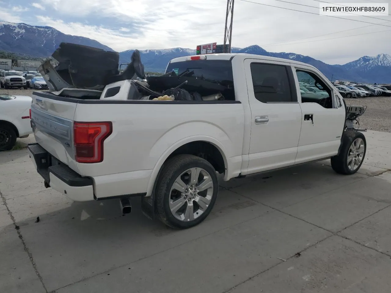 1FTEW1EGXHFB83609 2017 Ford F150 Supercrew