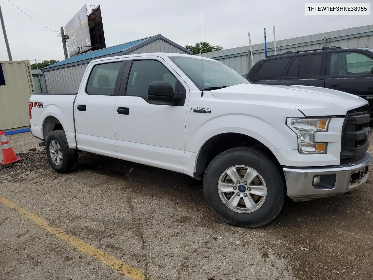 2017 Ford F150 Supercrew VIN: 1FTEW1EF3HKE38955 Lot: 53747374