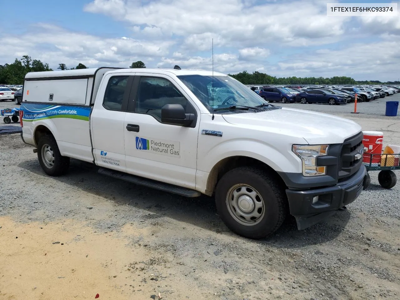 1FTEX1EF6HKC93374 2017 Ford F150 Super Cab