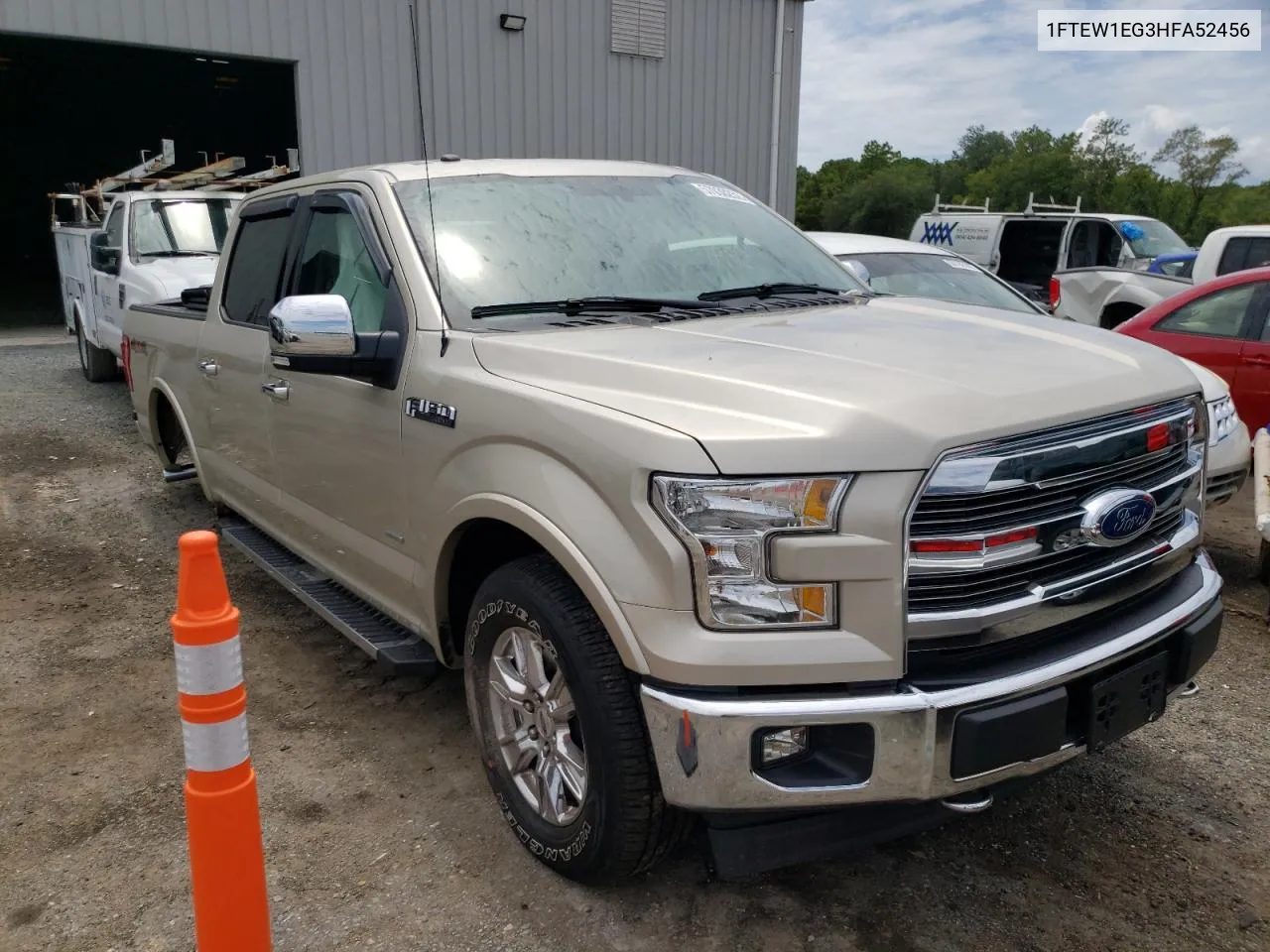 2017 Ford F150 Supercrew VIN: 1FTEW1EG3HFA52456 Lot: 57030252