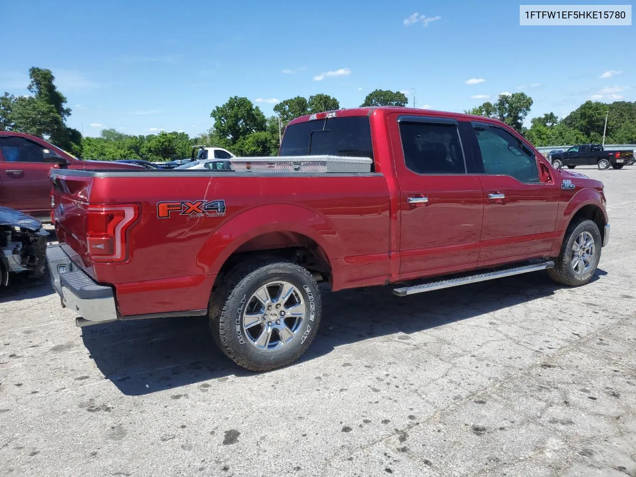 2017 Ford F150 Supercrew VIN: 1FTFW1EF5HKE15780 Lot: 57691614