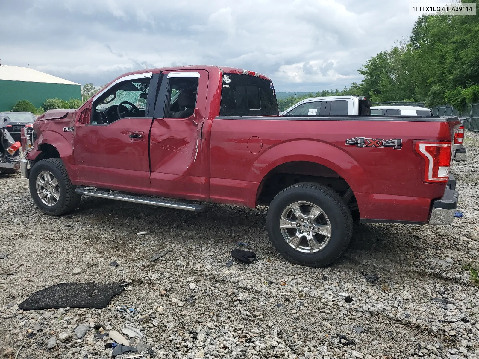 2017 Ford F150 Super Cab VIN: 1FTFX1EG7HFA39114 Lot: 59089604