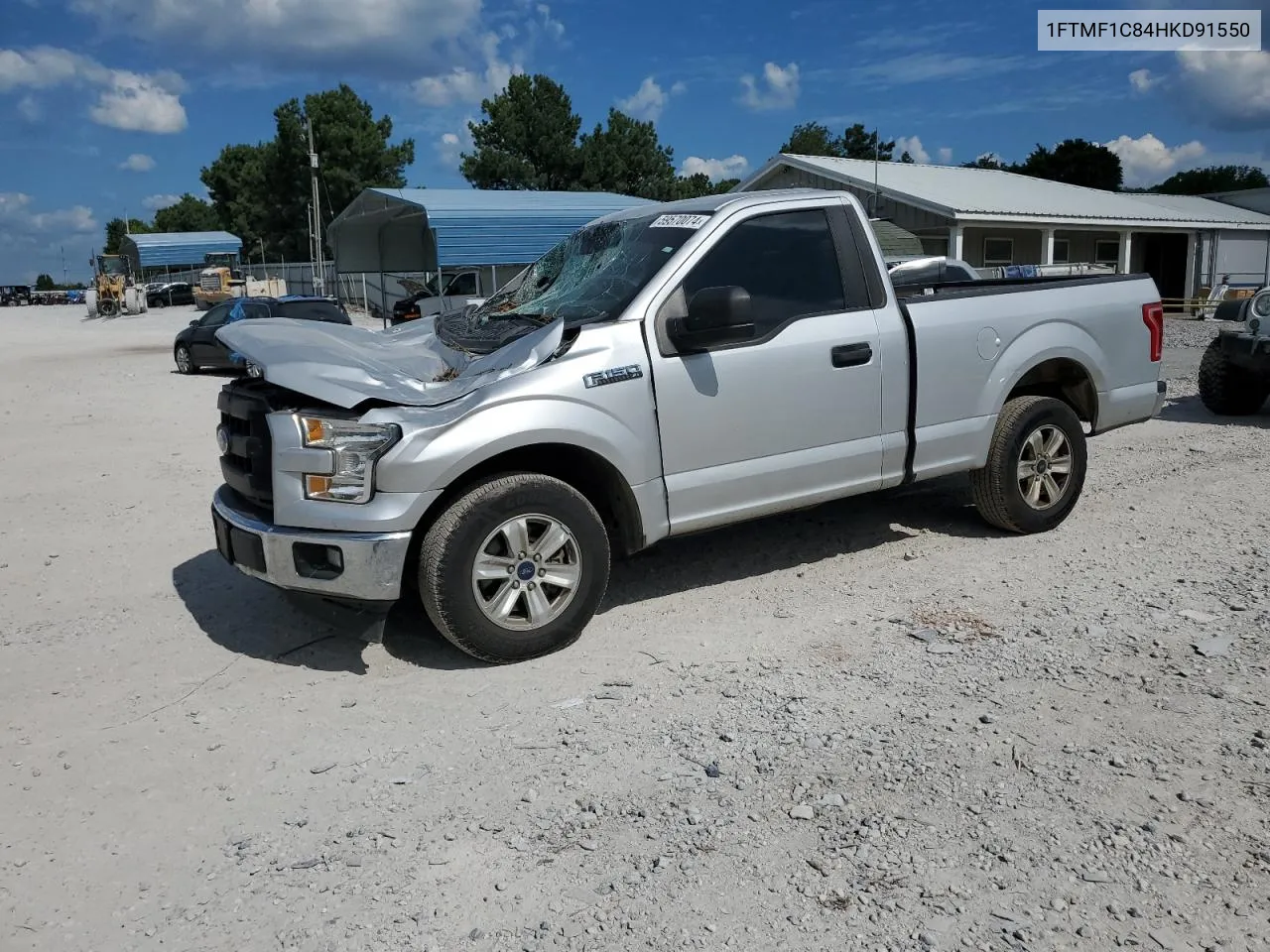 2017 Ford F150 VIN: 1FTMF1C84HKD91550 Lot: 59570074