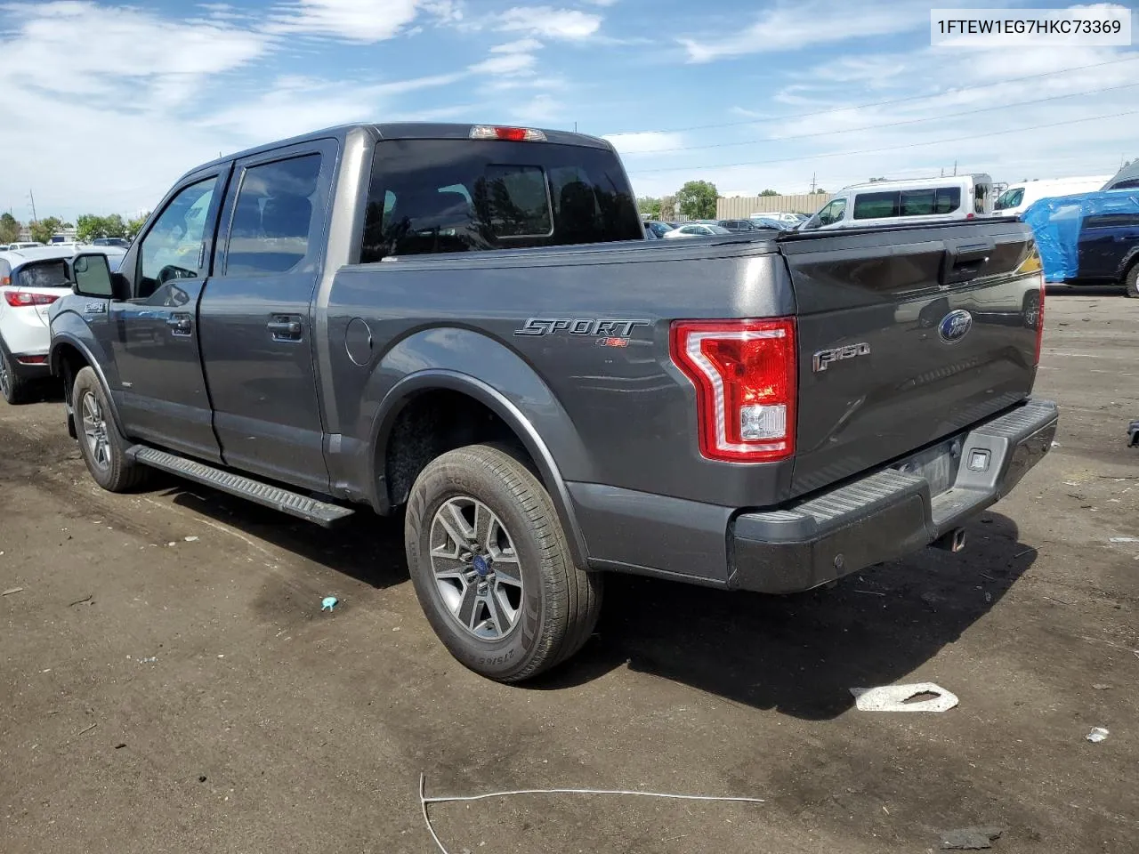 2017 Ford F150 Supercrew VIN: 1FTEW1EG7HKC73369 Lot: 61168614