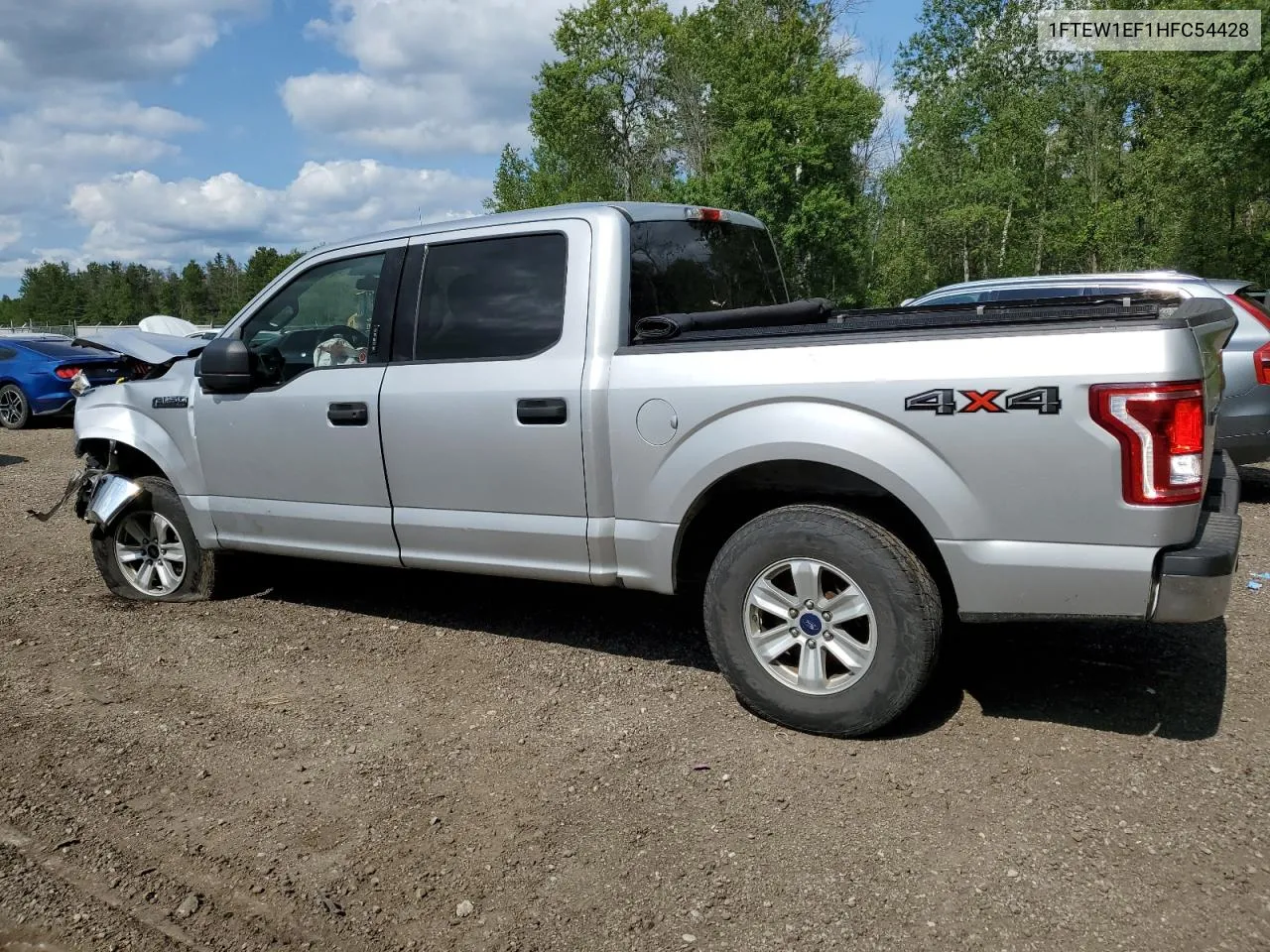 2017 Ford F150 Supercrew VIN: 1FTEW1EF1HFC54428 Lot: 61392064