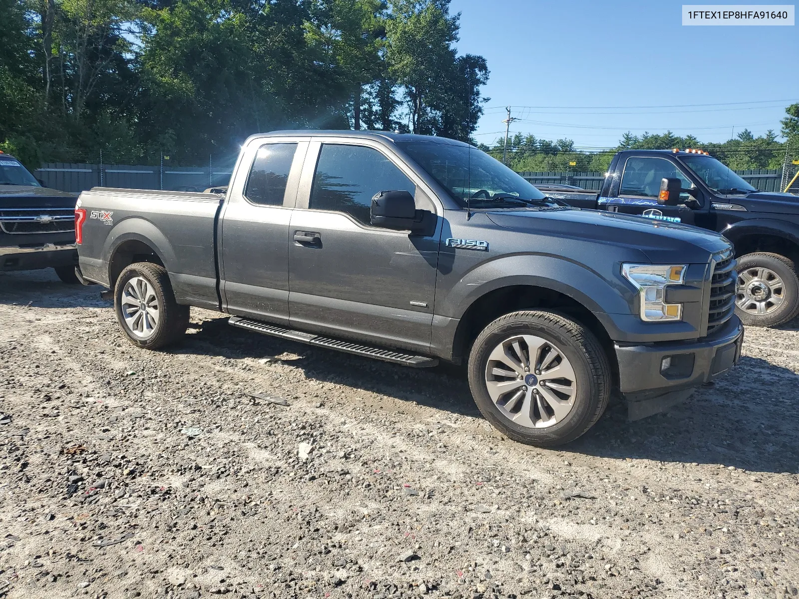 2017 Ford F150 Super Cab VIN: 1FTEX1EP8HFA91640 Lot: 61852164