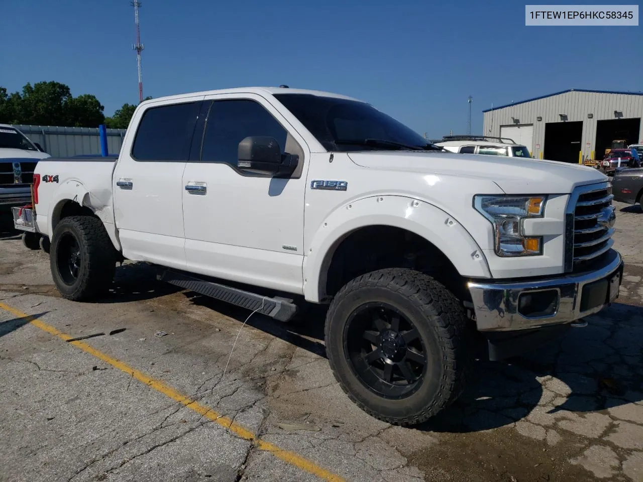 2017 Ford F150 Supercrew VIN: 1FTEW1EP6HKC58345 Lot: 62298424