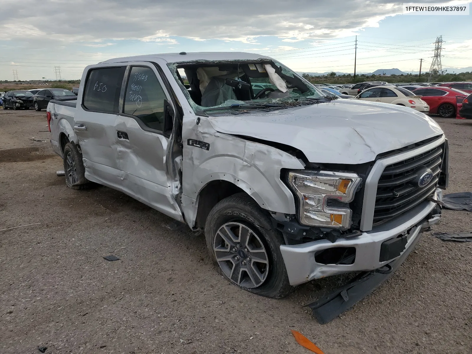 2017 Ford F150 Supercrew VIN: 1FTEW1EG9HKE37897 Lot: 64169134