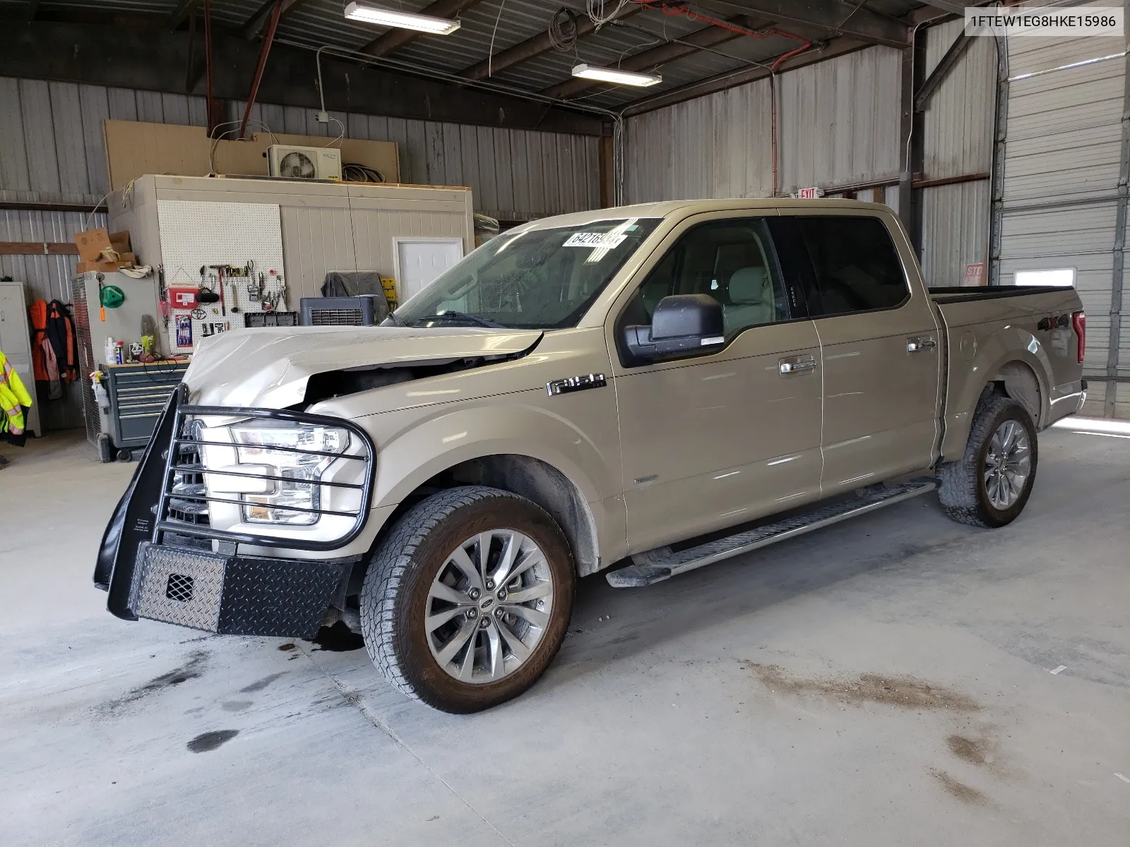 2017 Ford F150 Supercrew VIN: 1FTEW1EG8HKE15986 Lot: 64216934