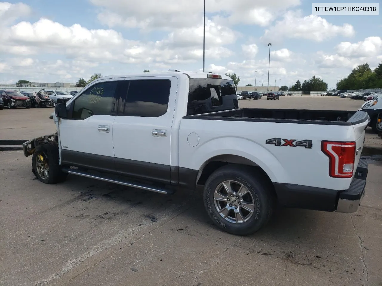 2017 Ford F150 Supercrew VIN: 1FTEW1EP1HKC40318 Lot: 64235614