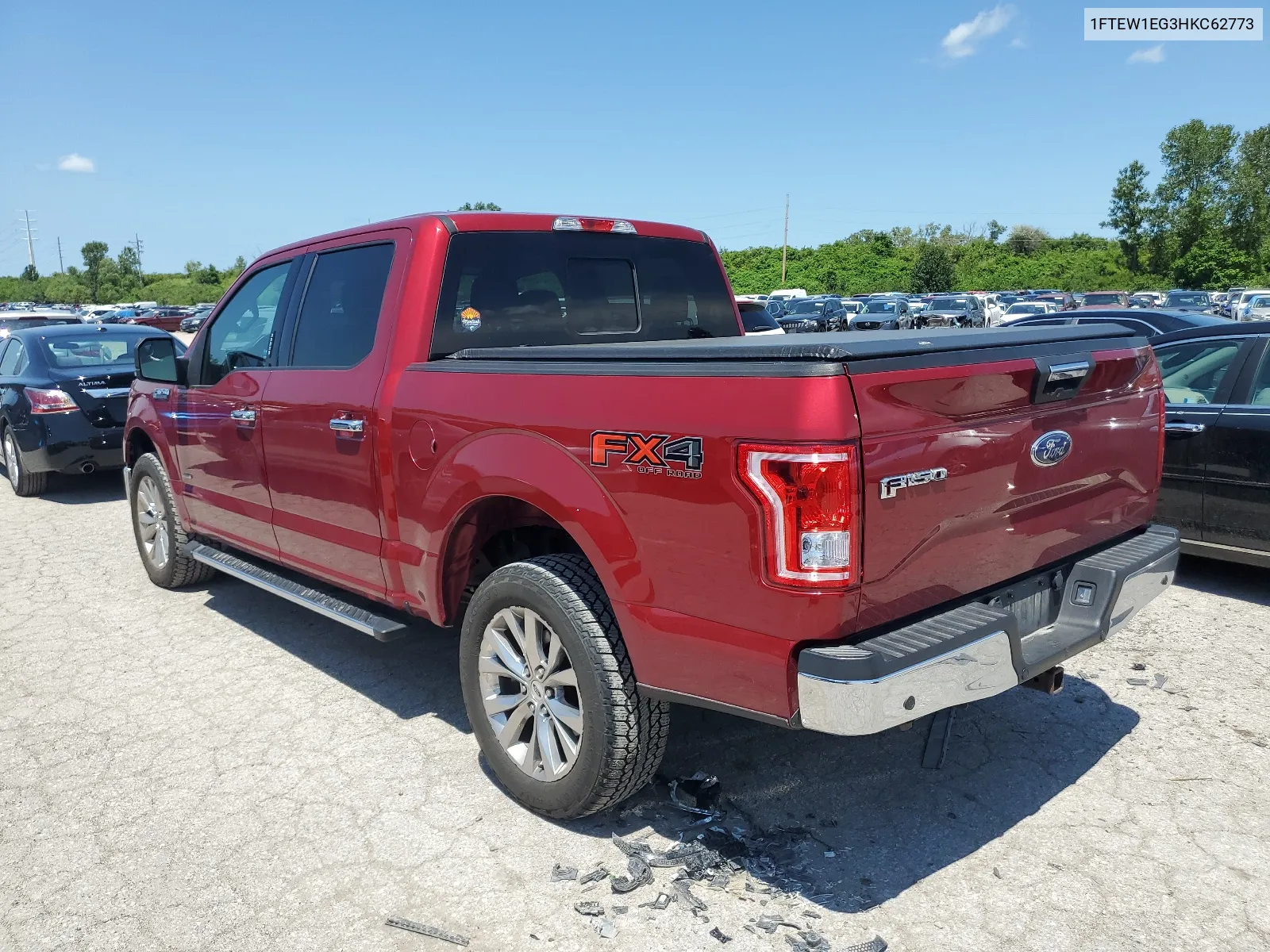 2017 Ford F150 Supercrew VIN: 1FTEW1EG3HKC62773 Lot: 64422384