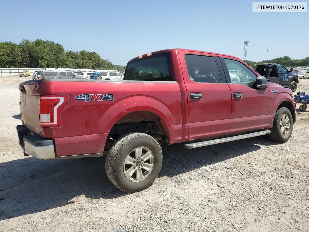 2017 Ford F150 Supercrew VIN: 1FTEW1EF0HKD70176 Lot: 65068764