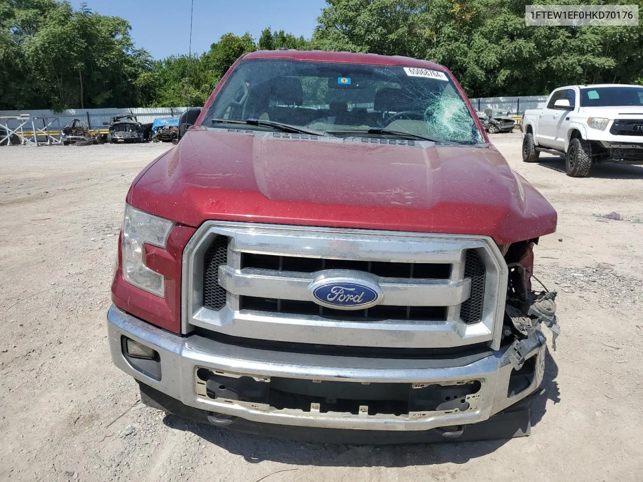 2017 Ford F150 Supercrew VIN: 1FTEW1EF0HKD70176 Lot: 65068764